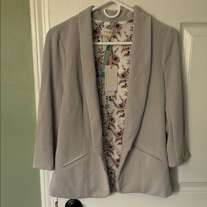 NWT Women's Gray/lilac Blazer